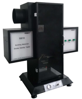 China Black Vertical Flammability Test  Standard Astm D 2843 Smoke Density Detecting supplier