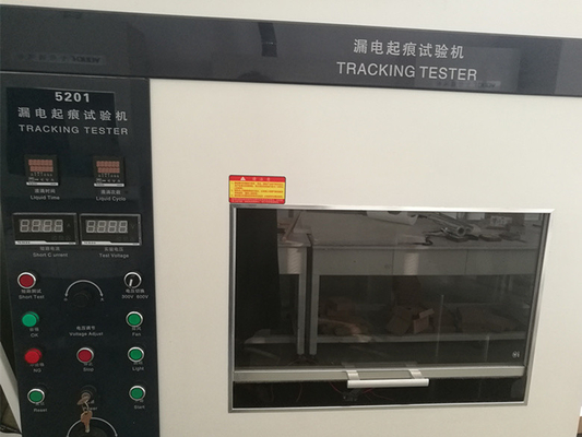 China Abrasion Wet Wheel Tracking Equipment Leakage Test Standard IEC60112 7 Inch Touch Screen Control supplier