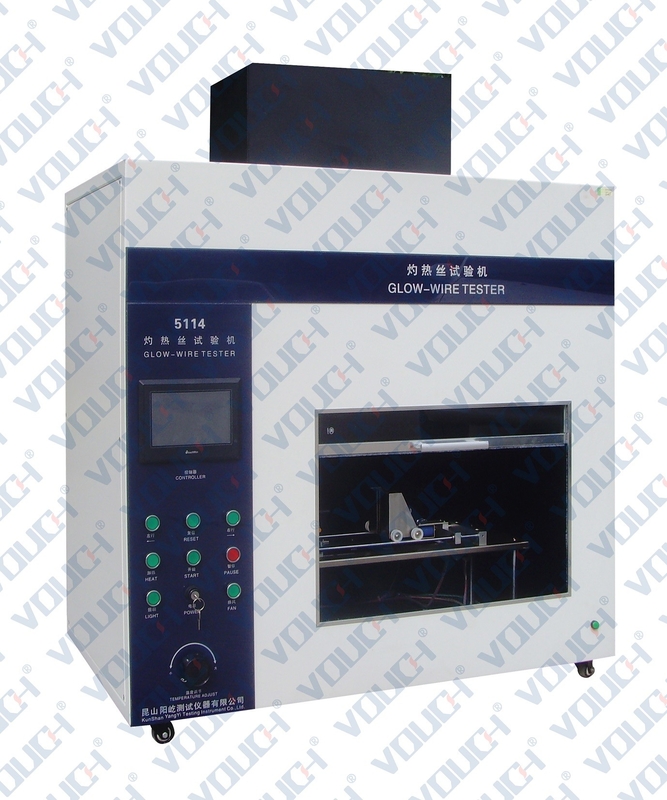 Standard GB5169 Glow Wire Test Apparatus , Hot Wire Ignition Test Flammability Temperature Test