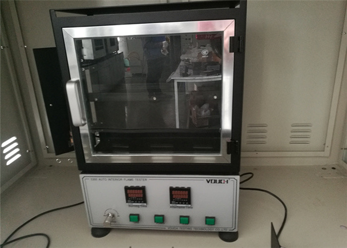 Lab Horizontal Flammability Tester Fire Resistance Test for Vehicles Interior Fittings