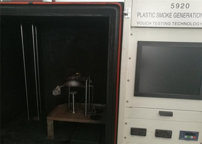 Thermal Smoke Density Test Apparatus , Ftt Fire Testing Nbs Smoke Chamber Standard ISO5659-2