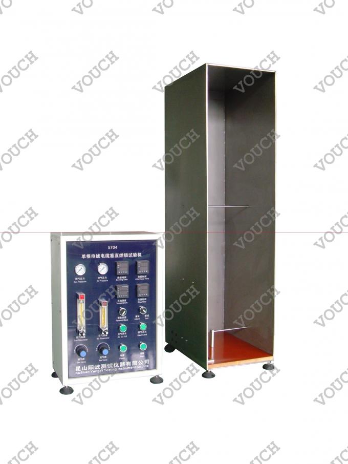 Single Cable Vertical Flame Test Chamber , Combustion Test Equipment Standard IEC60332-1-1