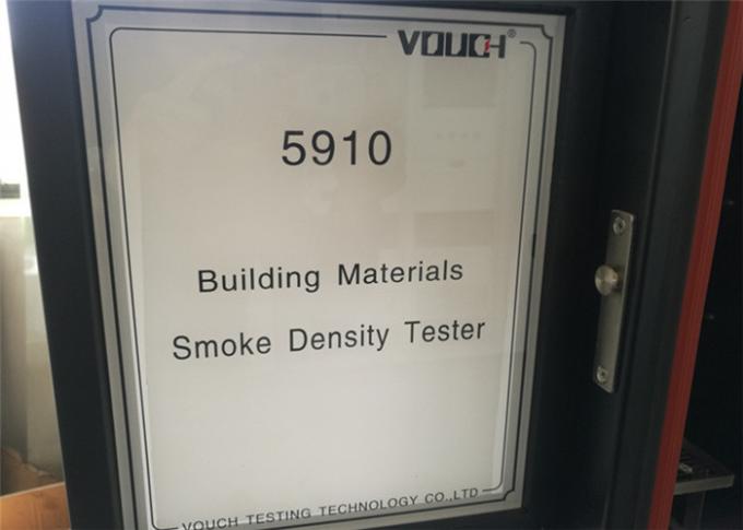Black Vertical Flammability Test  Standard Astm D 2843 Smoke Density Detecting