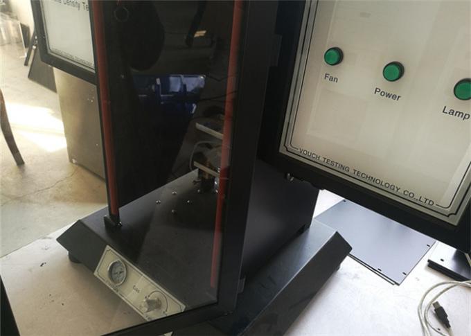 Black Vertical Flammability Test  Standard Astm D 2843 Smoke Density Detecting