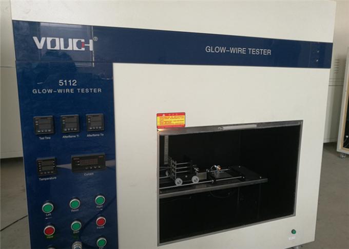 Automatic Glow Wire Test Apparatus Fire Safety Test , Flammability Test Chamber