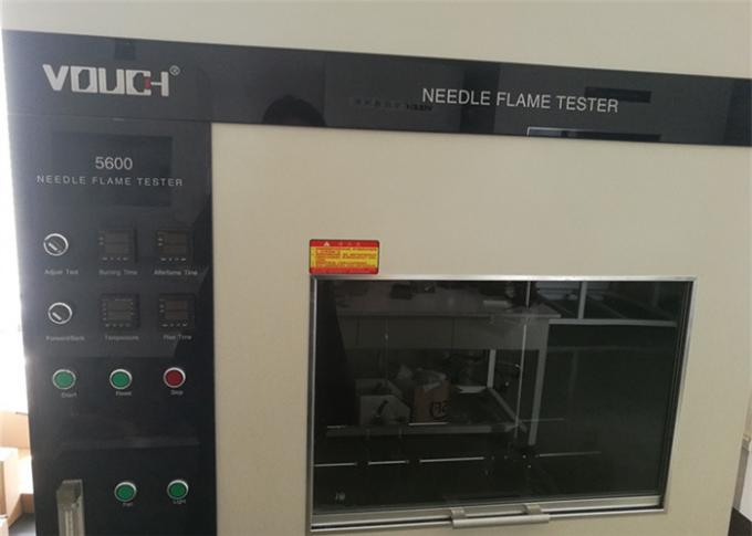 Burns Test Needle Flame Test Apparatus , Standard IEC60695 Flammability Test Chamber
