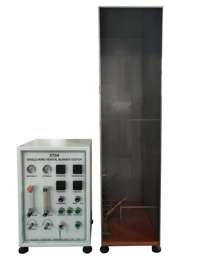 Vertical Flammability Test Apparatus , Flammability Testing Equipment Standard IEC60332-1