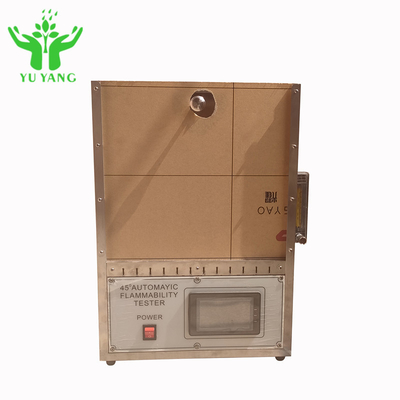 Fabric Textile 45 Degree Flammability Tester Stainless Steel