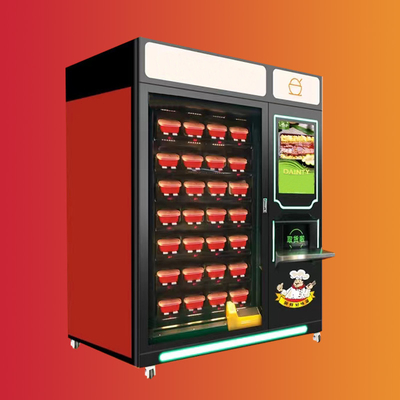 Vending Machine Hot Food Display Fast Food Box Lunch Vending Machine