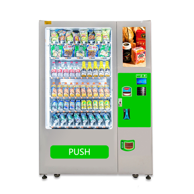 Snacks And Drinks Vending Machine With Credit Card Or Cash Payment System