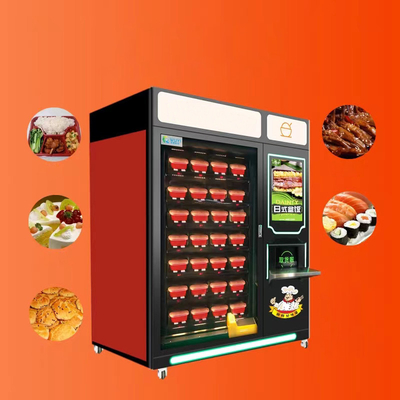 Vending Factory Supply With Microwave Heating Fast Food Vending Machine For Sale Pizza