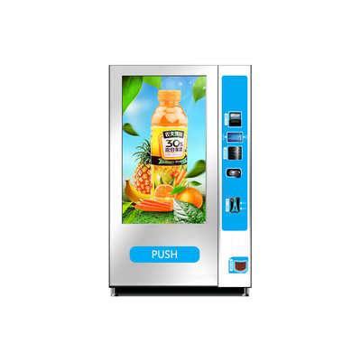 New Hot Sell Chrome Plated Spring Vending Machine Snack Drink Combo Candy Chocolate For Sale