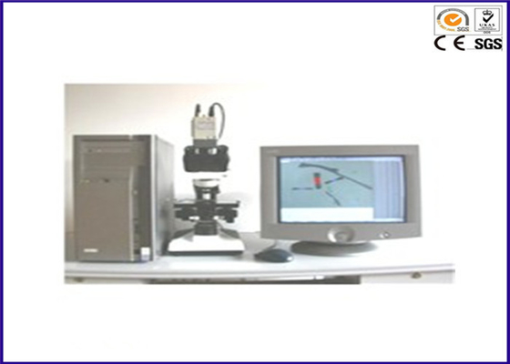 100W AC 230V Optical Fibre Diameter Analyser , ISO 137 Fiber Fineness Tester